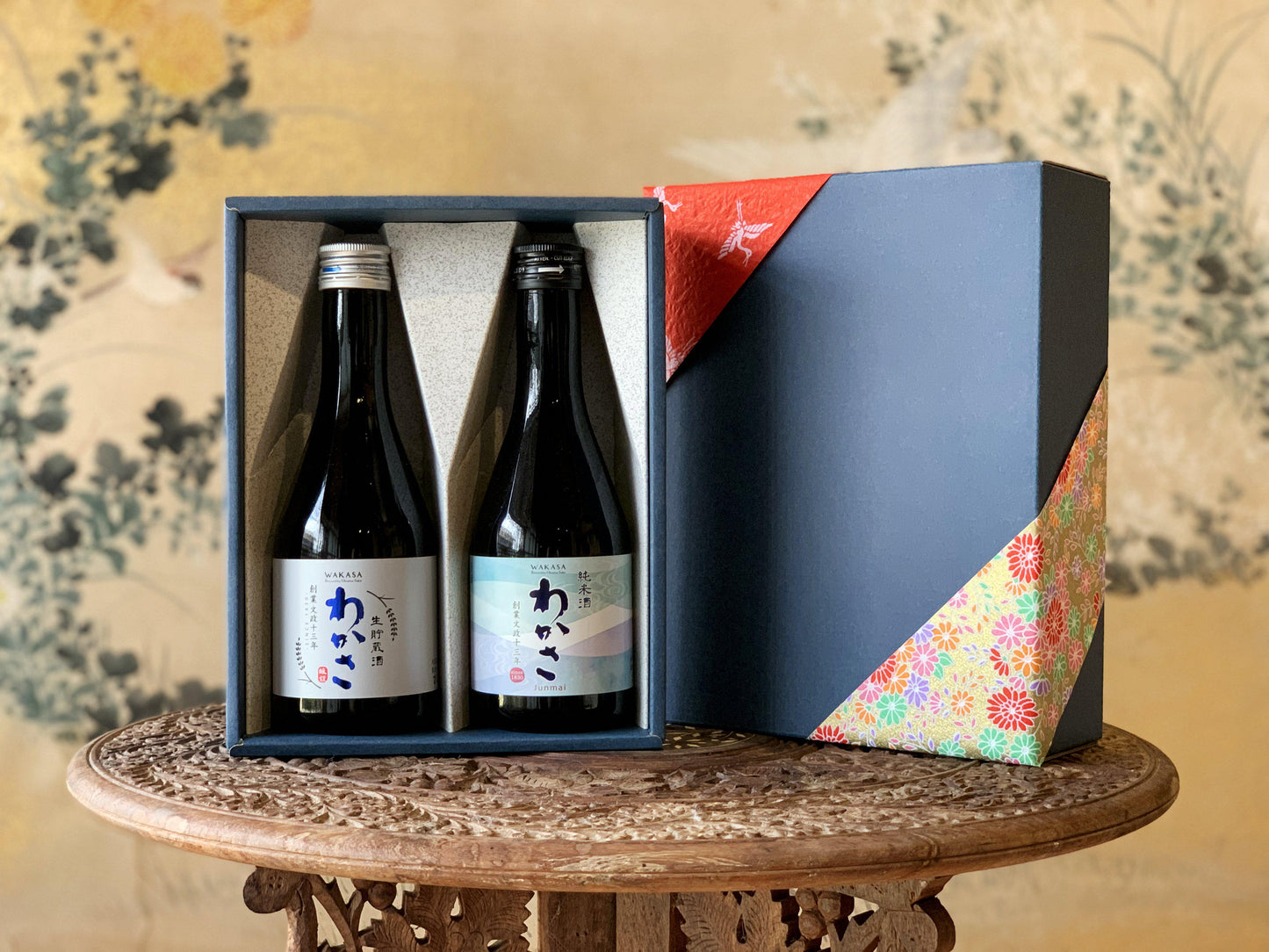 【ギフトセット】わかさはじめまして(純米・生貯蔵酒300㎖各1本)【送料一部無料】