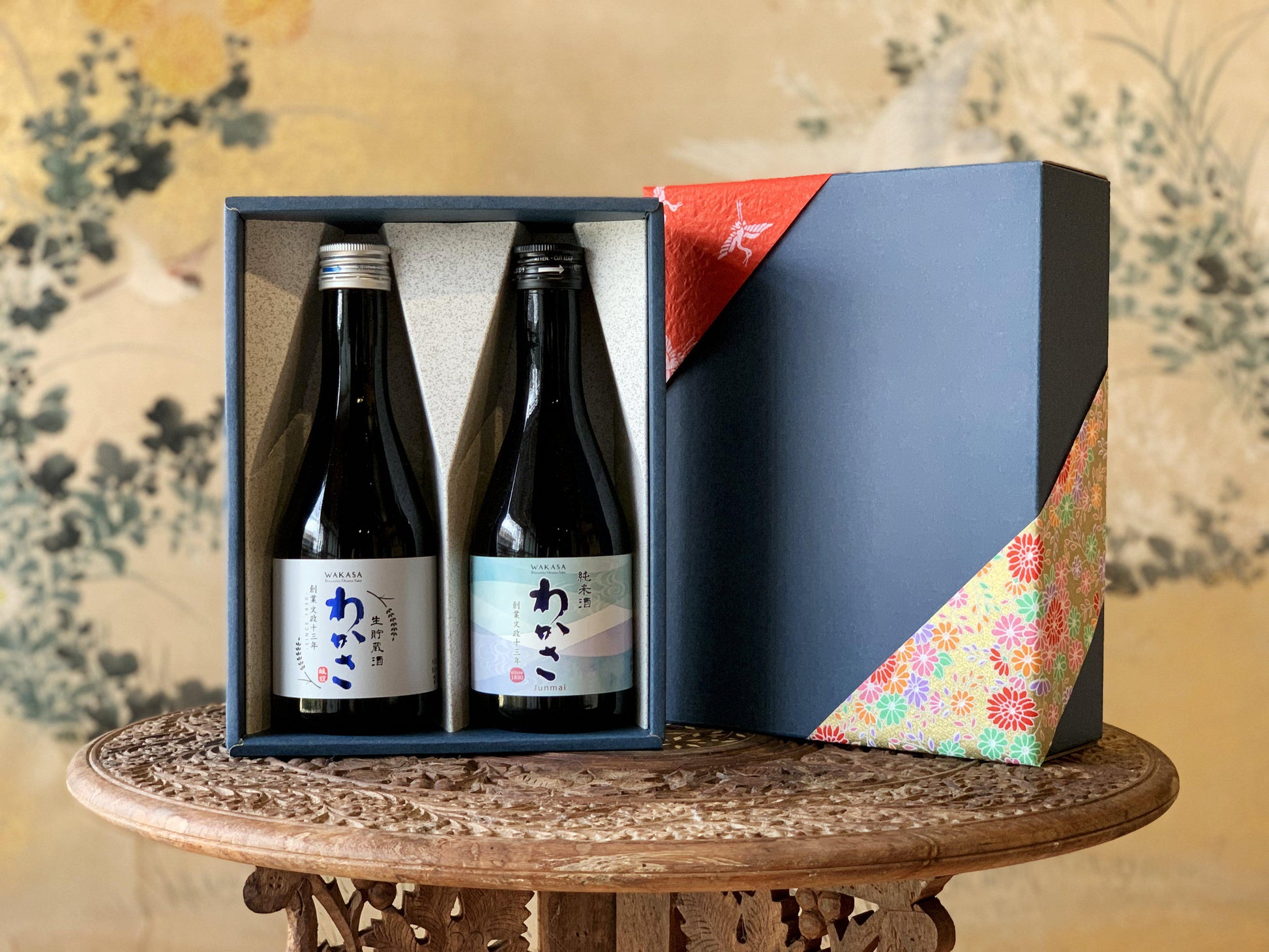 【ギフトセット】わかさはじめまして(純米・生貯蔵酒300㎖各1本)【送料一部無料】